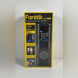 Fanttik S200 APEX Multifunction Tire Inflator Portable Air Compressor 150 PSI